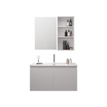 HOROW 1212 series 90cm smart mirror ceramic basin bathroom cabinet (installation not included)