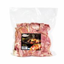 Baibeide bacon slices 4 pounds packaged for household barbecue pure pork slices leftovers for hand-bread pizza