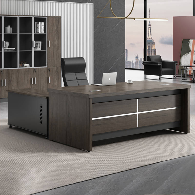 Desk boss table simple modern president desk office furniture Guangdong light luxury manager room desk manager table