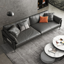 2022 new washout tech cloth small-family-style living room modern simplicity with three-four-place Nordic fabric sofa