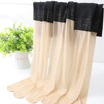 Invisible stockings girls thin anti-hook silk summer anti-light belt safety pineapple two-in-one pants light leg artifact