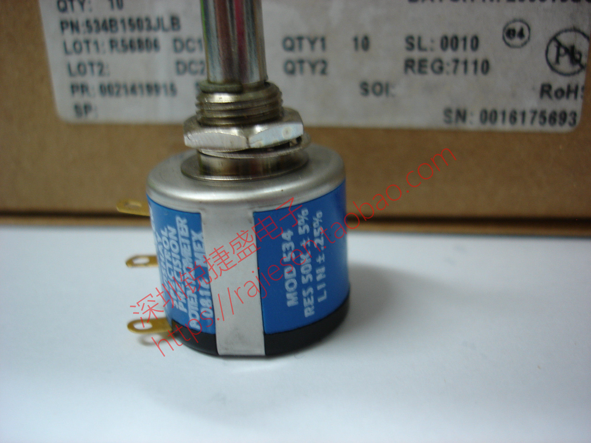 534-11503 MOD534 RES50K Vishay potentiometer original multi-turn potentiometer