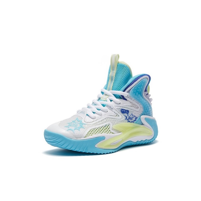 [F Warehouse] 361 Degrees Kids Dragon Series Breathable Non-Slip High-Top Children's Basketball Shoes N72321104