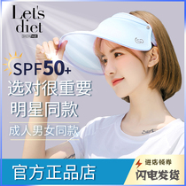 Korean lets die goddess hat beach sun hat Sun sunscreen hat men and women in summer UV protection