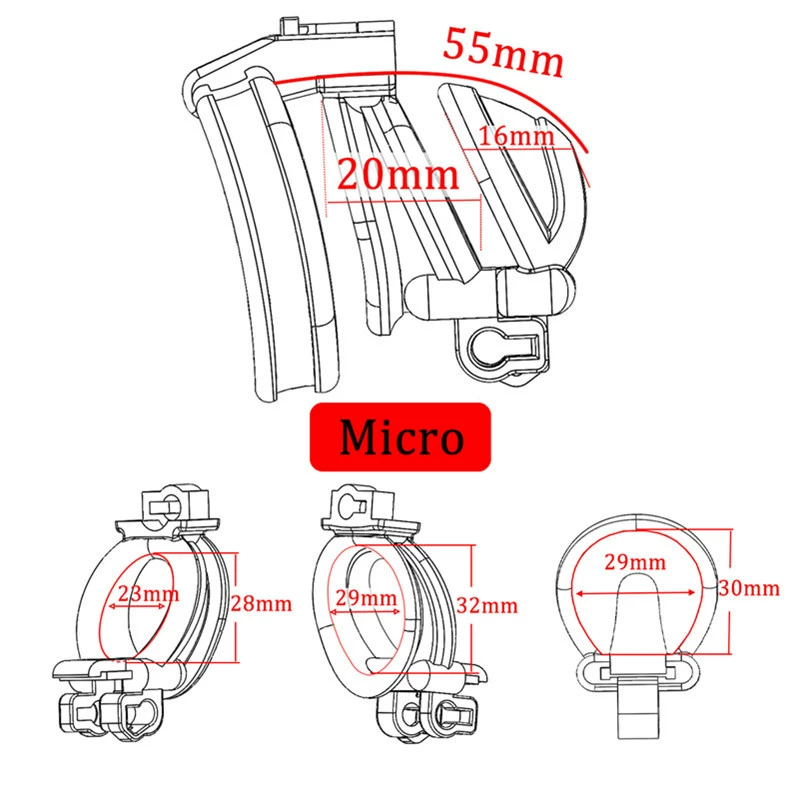 Mặt trước mở khóa trinh tiết nam Orion khóa đôi trăn đai vòng CB khiết tịnh dương vật vòng thủ dâm chủ nô lệ đào tạo BDSM cặp đôi