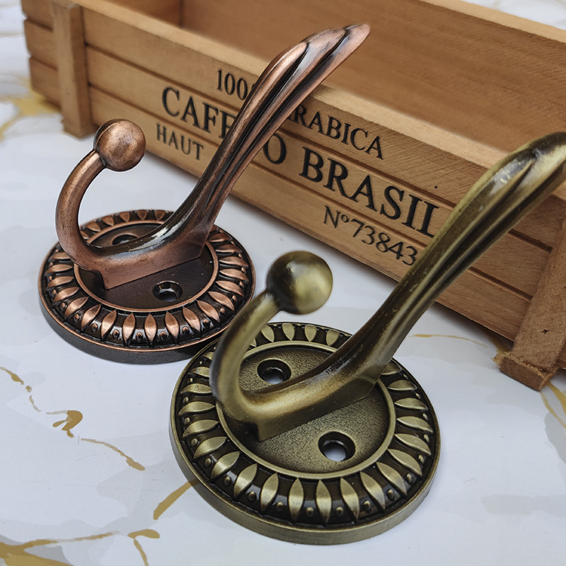 Eurostyle retro curtain buckle strap hanging ball fixing wall hooked window decorated with metal accessories accessories Home décor