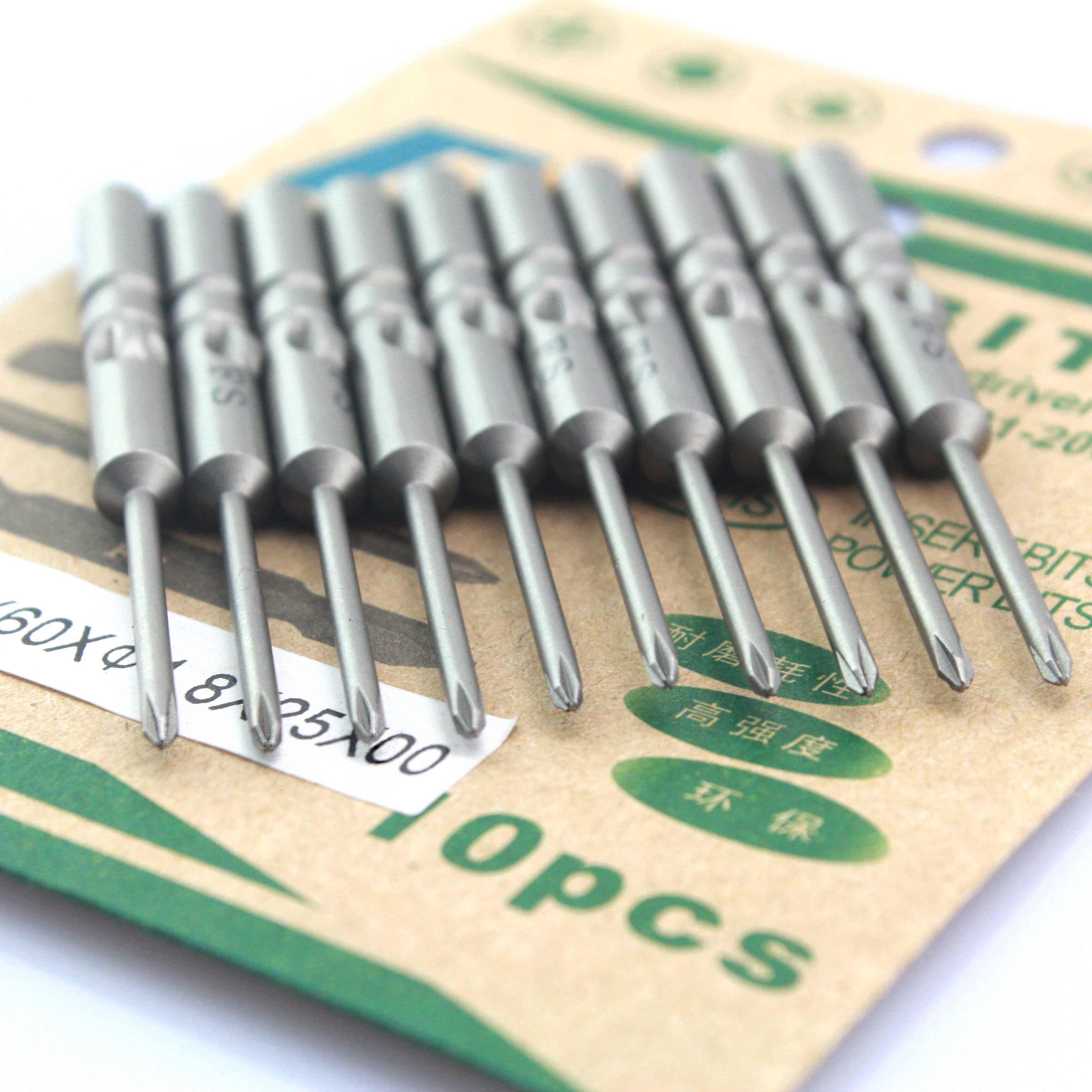 Taiwan FS electric screwdriver head 5*60mm cross electric screwdriver head 801 screwdriver head 0# 00# one pack price
