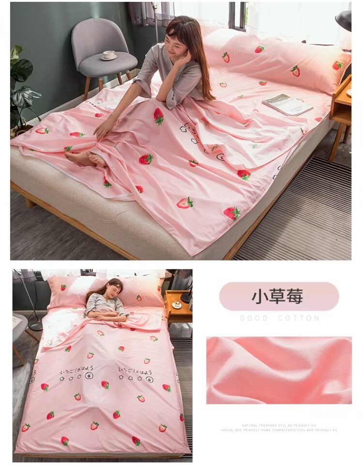 Nam Cực bông ngủ túi túi bông ngủ Du lịch khách sạn du lịch cầm tay trên túi ngủ bẩn đơn hoặc kép - Túi ngủ túi ngủ bu