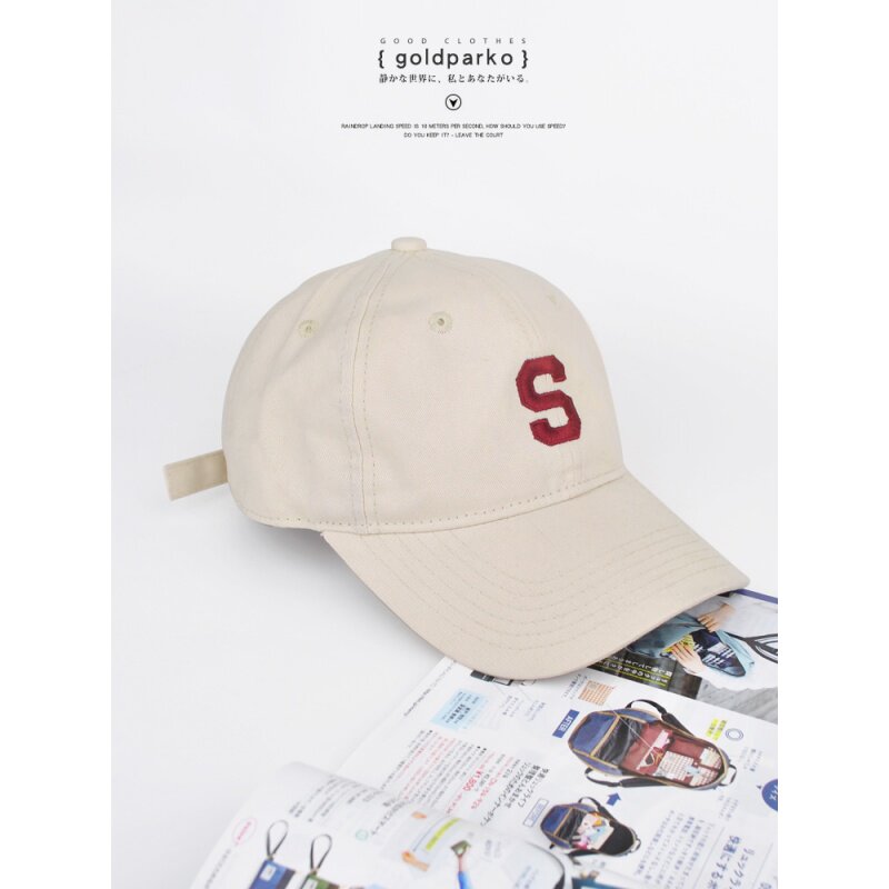 Peaked hat men and women baseball cap sun hat summer yang s chic white boys trend Korean version handsome and versatile