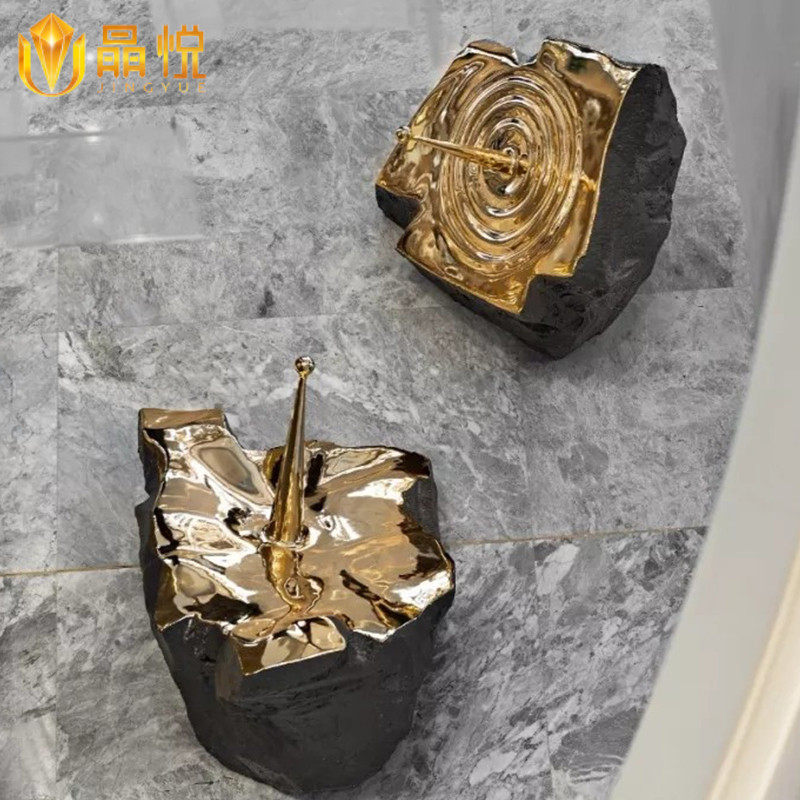 Glass Fiber Imitation Stone Pendulum Piece Sculpture Home Soft Adornment Hotel Decent Board Room Brief Abstract Modern Tailor Made