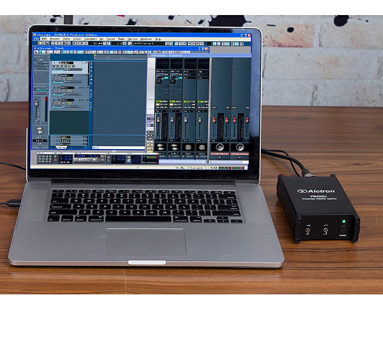 Alctron Acchurn PS220U Capacitor Microphone Special 48V Phantom Power Supply USB Power Reduction Switch