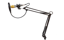 Microphone blowout prevention net recording special large double-layer hose rod blowout prevention cover microphone condenser wheat anchor protection cover