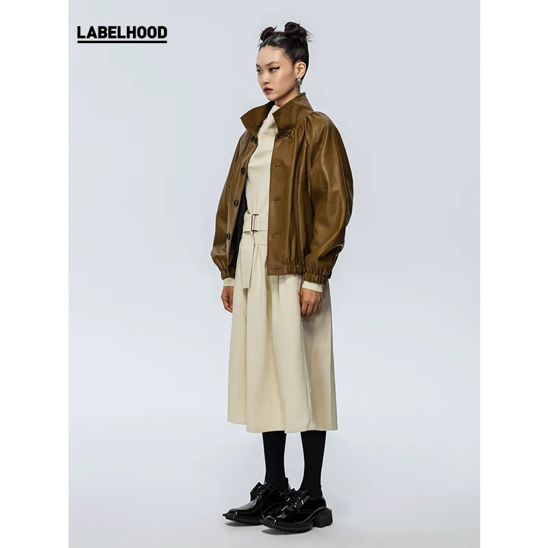 Коричневая куртка THE LAWN для отдыха, oversize