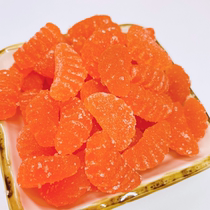 Childhood nostalgic orange fudge 500 grams fruity fudge orange fruit fudge bulk Pat four catties to send a catty