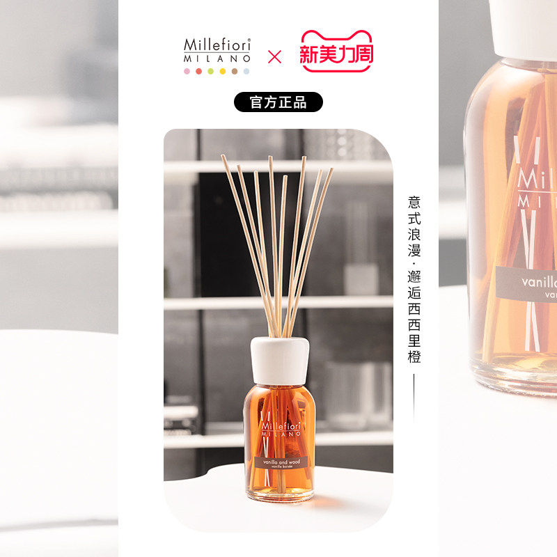 Millefiori Milan Feli Italy imports fragrant fragrance of aroma furnace furnishing in the indoor fragrance gift