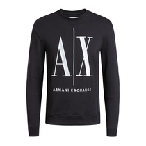 Armani Exchange Armani AX mens logo sweater long-sleeved T-shirt men and women T-shirt