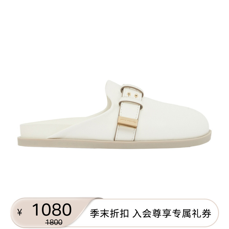 Armani Exchange/Armani Women's Round-Toe Slip-On Casual Mules Official Flat Shoes Armani Exchange/Armani Women's Round-Toe Slip-On Casual Mules Official Flat Shoes