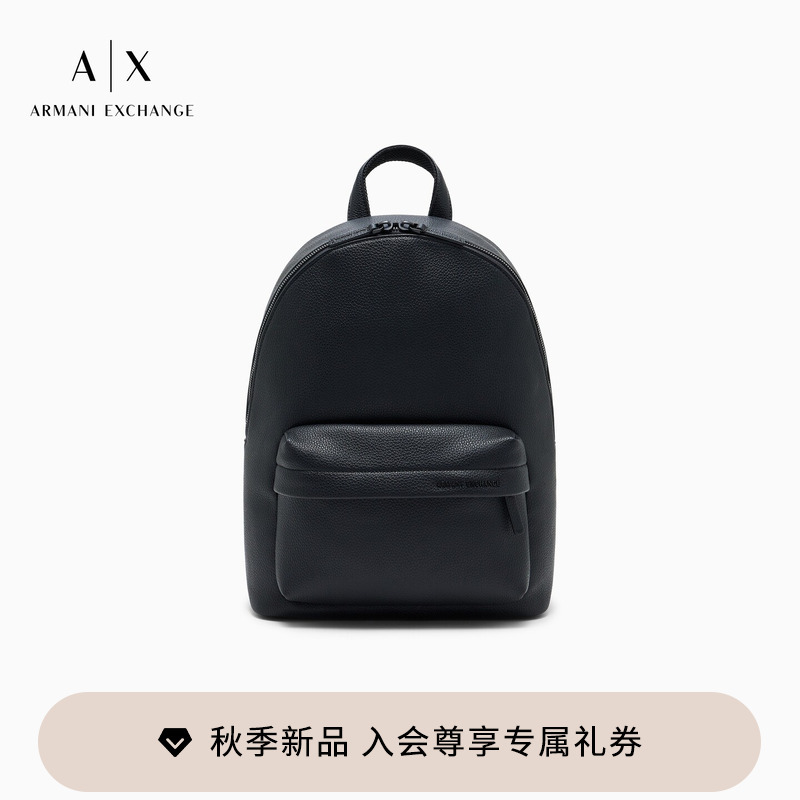Armani Exchange/Armani's New Autumn and Winter Men's Pebbled Leather Commuter Business Portable Shoulder Briefcase Armani Exchange/Armani's New Autumn and Winter Men's Pebbled Leather Commuter Business Portable Shoulder Briefcase