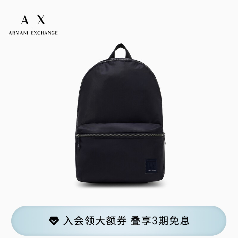 Armani Exchange/Armani Spring and Summer Men's Sports Style Work Clothing Large-Capacity Casual Backpack