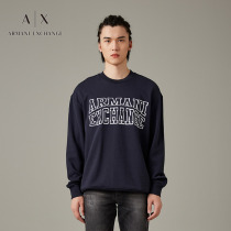 Armani Exchange Armani AX mens winter new long-sleeved English round neck loose sweater men