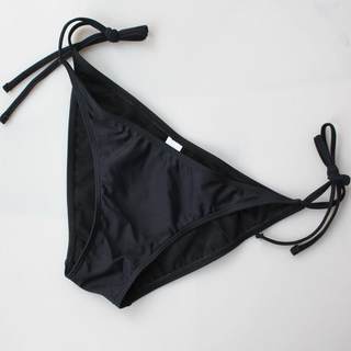 标准女生专业空乘模特比赛泳装黑色艺考三角泳裤学生艺考泳衣女士