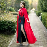 Длинное элитное ципао для тренировок, городской стиль, китайский стиль