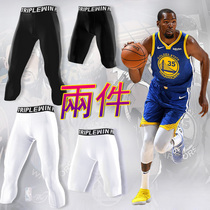 Basketball seven-point leggings Mens sports equipment fitness leggings High stretch quick-drying five-point pants compression training pants