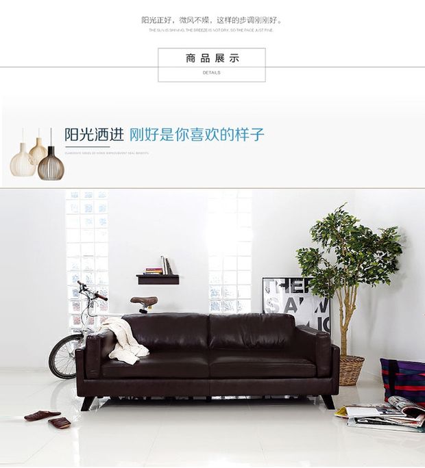 Nordic sofa da gỗ căn hộ nhỏ văn phòng hiện đại nhỏ gọn ba ghế sofa da double room kết hợp sống Độc thân - Ghế sô pha sofa gỗ hiện đại