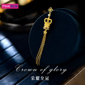 PINKBOX/娉饰珠宝 Серьги, золотая инкрустация камня, эмаль с кисточками