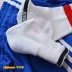 Jiangyuan Road thiết kế ban đầu nguyên chất cotton trắng nam vớ phía dưới ống thể thao sọc khử mùi thoáng khí đầy đủ 8 đôi