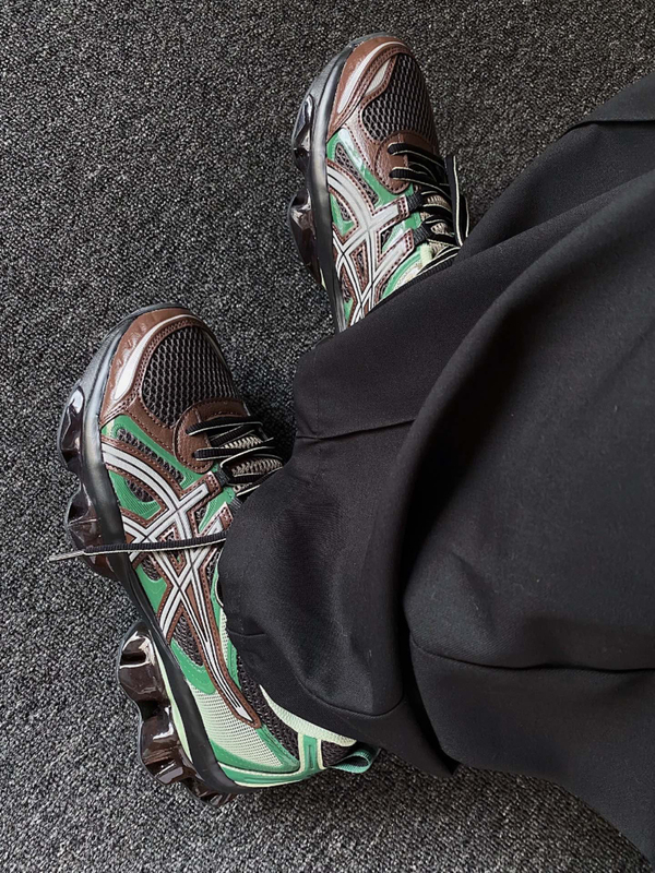 【Custom-Made】Breathable Mesh Wear-Resistant Kiko Collaboration Style Japanese Unisex Shoes Retro Jogging Shoes