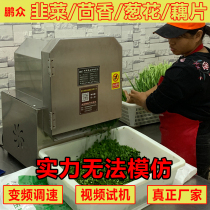 Multifunctional vegetable cutter canteen commercial cutting onion leek pepper lotus root slice cutting automatic small slicer multi-purpose