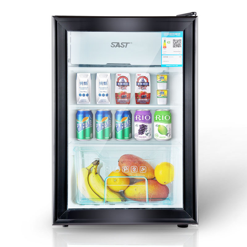 SAST BC-71 Household Single Door Small Ice Bar Refrigerator Hotel Display Cabinet Beverage Tea Red Wine Refrigeration