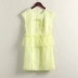 Mật ong Series 2018 Thu mới Sản phẩm Đầm lụa cổ tròn Tank Jacquard Dress Dress 125 Kéo đầm cưới Sản phẩm HOT