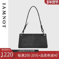 IAMNOT bag women 2021 New Tide fold cowhide women bag fashion shoulder underarm Hand bag original design