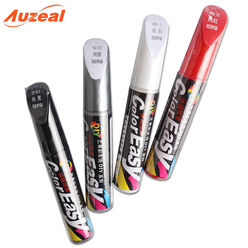 Yiyi color touch-up paint pen car paint scratch repair pen repair agent metal color white car maintenance supplies