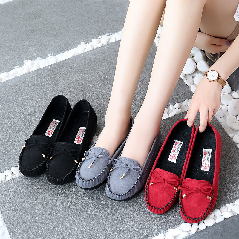 Old Beijing cloth shoes women's single shoes spring and summer flat women's shoes casual professional shoes pregnant women mother shoes doudou shoes women