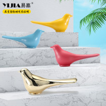 European creative cabinet drawer single hole animal bird handle modern simple clothes hook cabinet wardrobe door handle