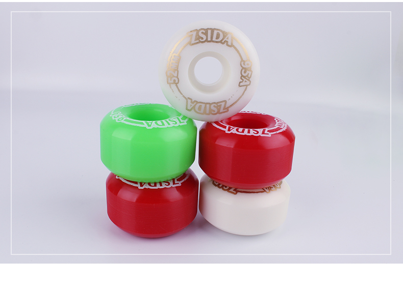 Zosda đôi bánh xe trượt ván bánh xe 95A bánh xe cứng bốn bánh xe tay ga hành động chuyên nghiệp - Trượt băng / Trượt / Thể thao mạo hiểm mini scooter