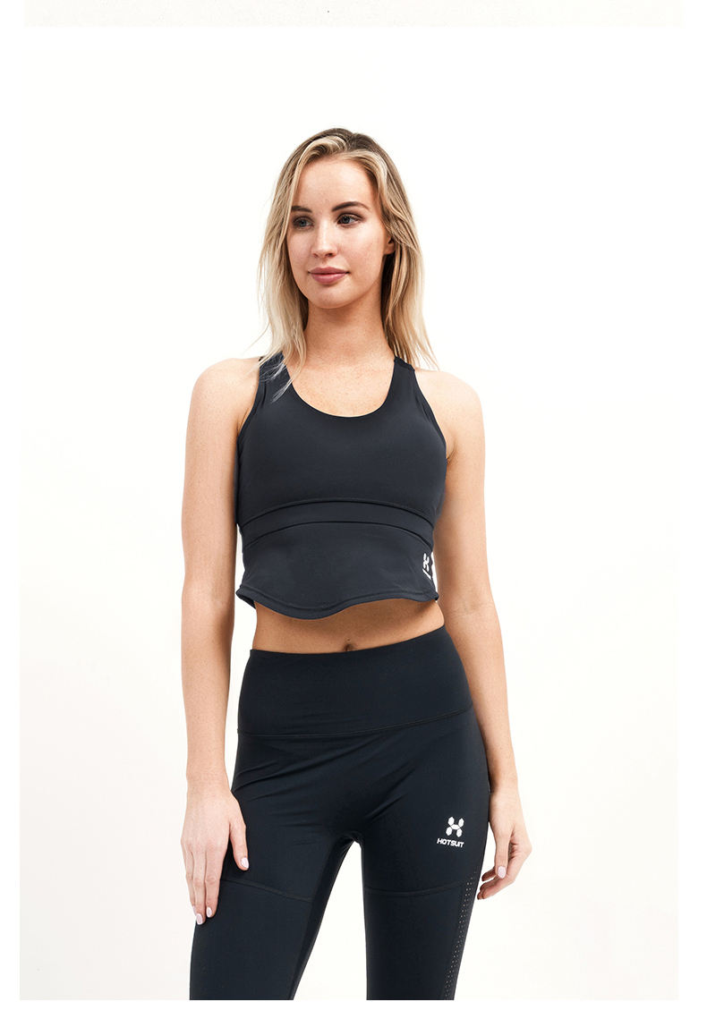 Áo ngực thể thao HOTSUIT nữ 2019 hè mới thể thao vest chạy tập hợp đồ lót - Đồ lót thể thao ao tap gym