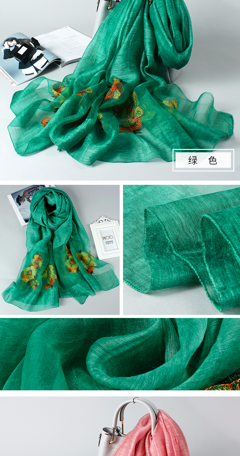 Foulard pour Femme en De la soie - Ref 3159646 Image 13