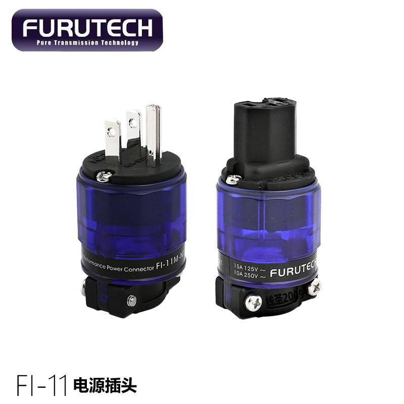 特價古河FURUTECH FI-11(G) 紫銅鍍金插頭hifi音響配件電源插頭-Taobao