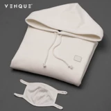 venque/范克 Осенняя толстовка с капюшоном, утепленная толстовка, дизайнерская цветная повязка для глаз, 2020