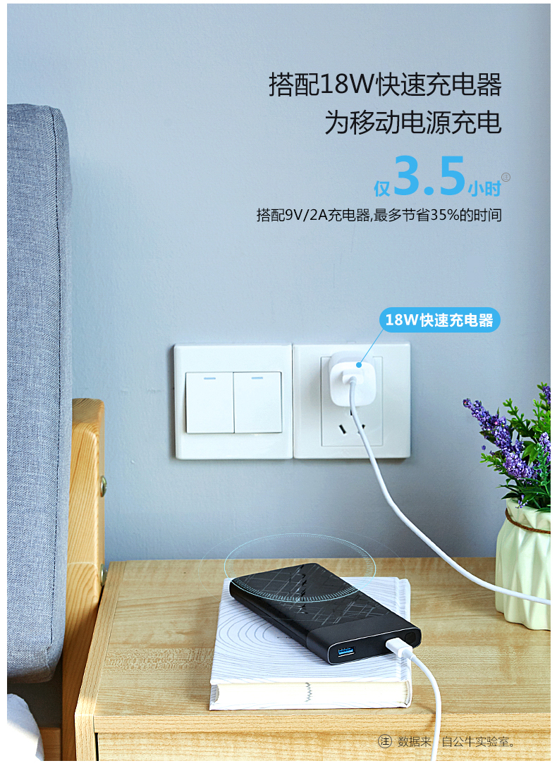 Bull điện hai chiều nhanh phí điện thoại di động phổ của Apple X XR XS 6 7 8 PLUS Andrews lithium polymer siêu mỏng xung điện cầm tay Po Po 10000 mA sạc khối lượng chính hãng - Ngân hàng điện thoại di động sạc dự phòng power bank 10000mah