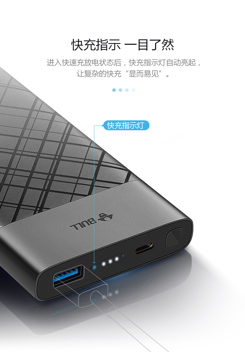 Bull điện hai chiều nhanh phí điện thoại di động phổ của Apple X XR XS 6 7 8 PLUS Andrews lithium polymer siêu mỏng xung điện cầm tay Po Po 10000 mA sạc khối lượng chính hãng - Ngân hàng điện thoại di động sạc dự phòng power bank 10000mah
