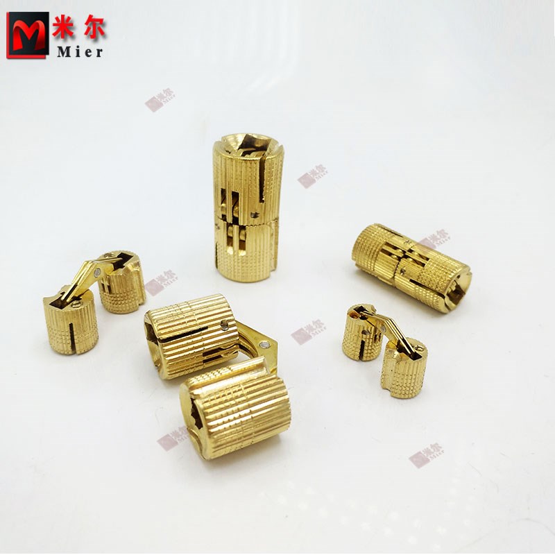 Full copper mini hidden hinge hinge hinge hinge hinge hinge hinge of copper column hinge