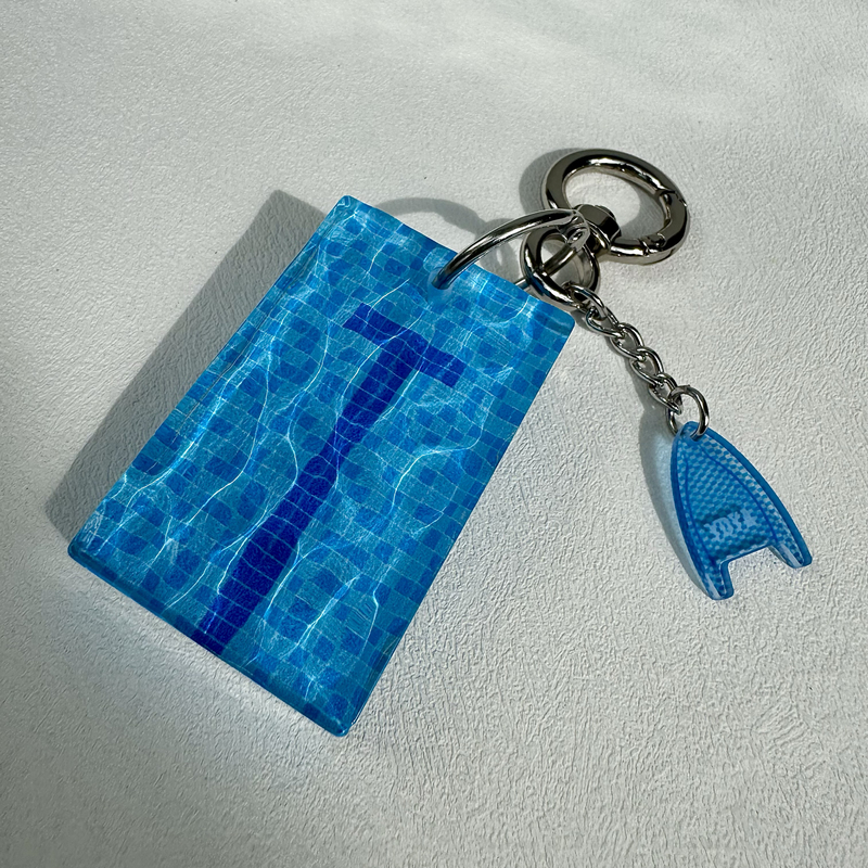 Swimming Bag Pendant, Sports and Fitness Accessories, Pool Healing Accessory, Mini Water Ripple Keychain, Small Gift Swimming Bag Pendant, Sports and Fitness Accessories, Pool Healing Accessory, Mini Water Ripple Keychain, Small Gift