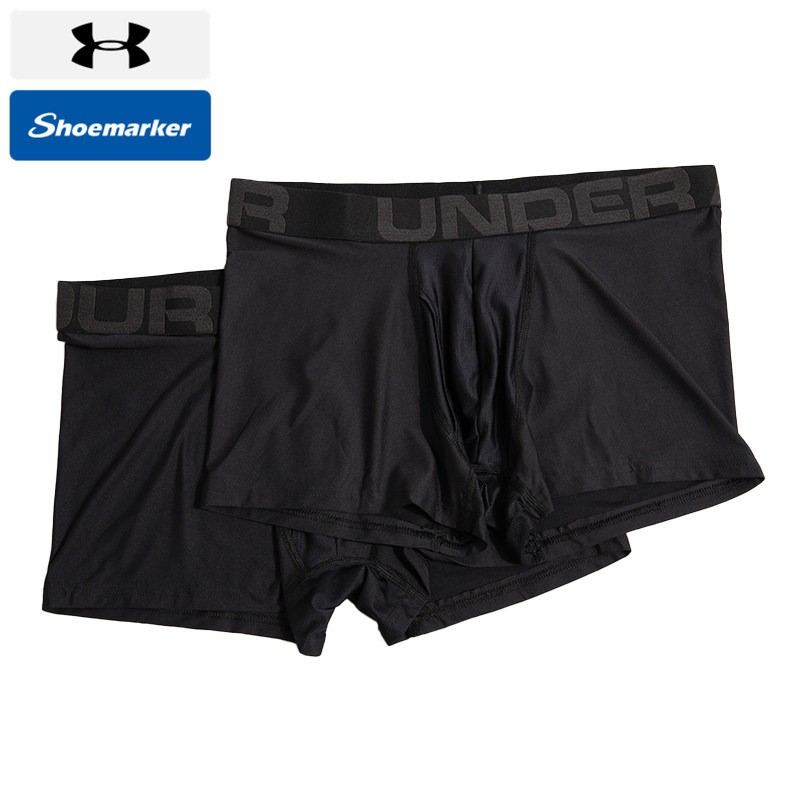 Under Armour Official Ua Tech Men's Dry and Comfortable 3inch Fitness Training Briefs - 2-Pack Shorts