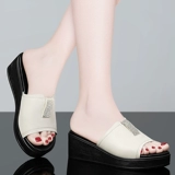 Тапочки, обувь, летние универсальные модные сандалии, слайдеры, из натуральной кожи