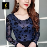 Латинский танцевальный топ для женщин с длинным рукавом весна и лето новая круглая танцевальная одежда современная танцевальная одежда латиноамериканская танцевальная тренировка для женщин взрослые